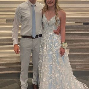 Complete Slim Fit Suit, jacket, pants, shirt and tie. Worn once.